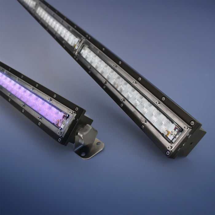 UV LED-Spezialleuchte Violet, Aluminium, 30V, 300mm, inkl. 3m Anschlussleitung