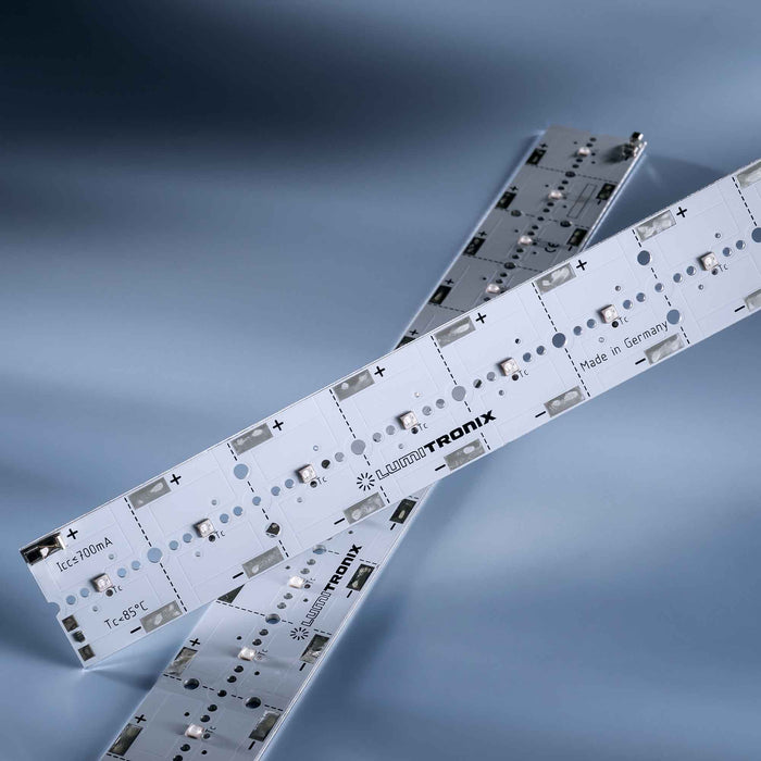 PowerBar V3 LED-Modul, Aluminium, 12x Nichia NVSU233C-D4 UV-LEDs, 365nm