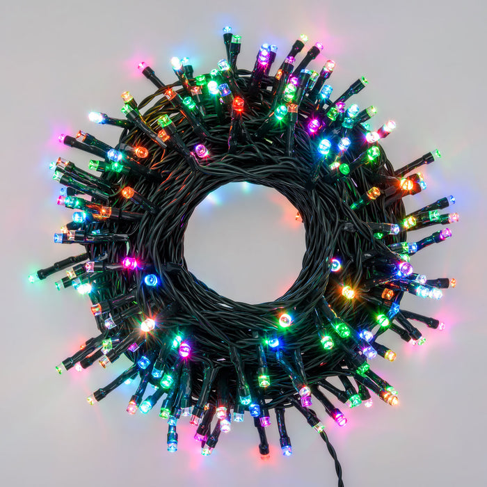 Crazy RGB LED-Lichterkette, 200 LEDs, 20m, IP44 —