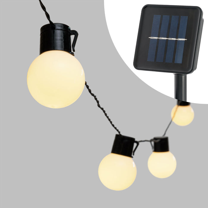 Lotti LED-Partylichterkette solar, 6m, IP44 • Lichterketten & Netze bei