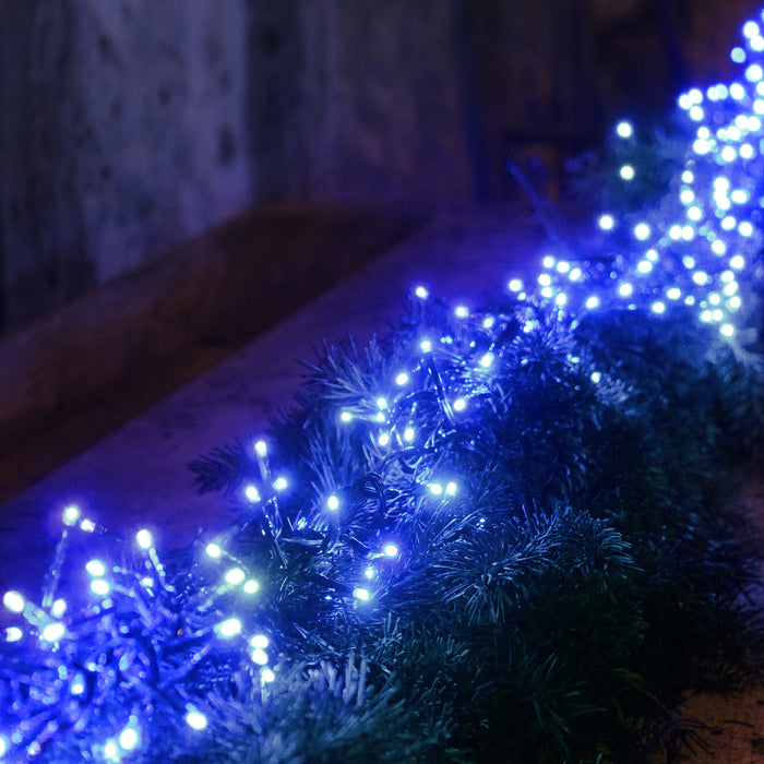 LED-Clusterlichterkette für Innen/Außen, IP44 • Lichterketten & Netze —