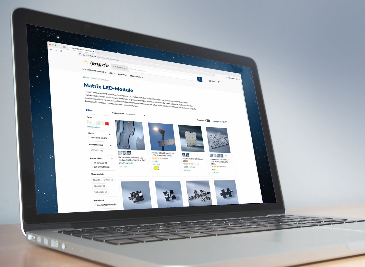 Schnell das richtige Matrix-Modul finden