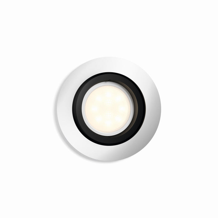 Philips Hue White Ambiance Milliskin LED-Downlight, silber, 250lm, mit Dimmschalter pic4