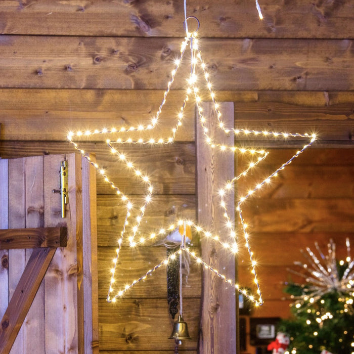 Lotti LED-Stern Dual, warmweiß, 180 LEDs • Lichterketten & Netze bei