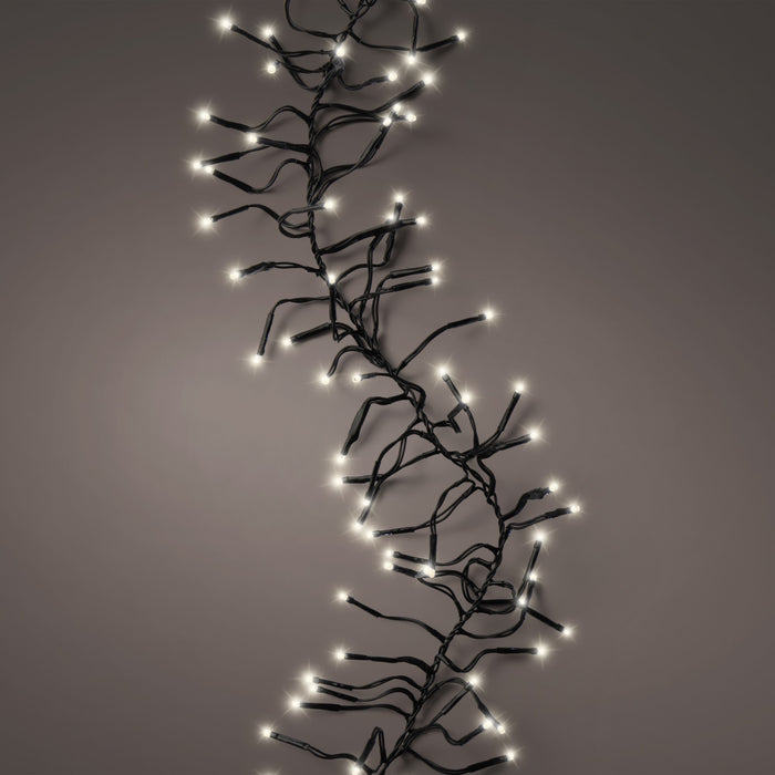 Lumineo LED-Lichterkette Cluster, warmweiß, 27m, 3000 LEDs, 8 Funktionen, IP44 39505