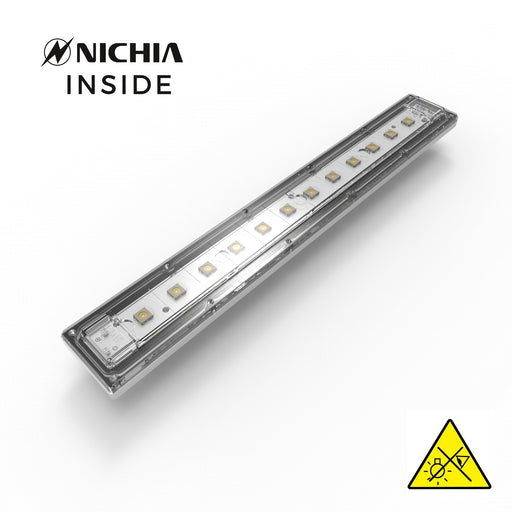 Violet UV-C LED-Modul, 280nm, 12 Nichia LEDs, 297,3 x 44,6mm, 1050mA, 630mW pic2