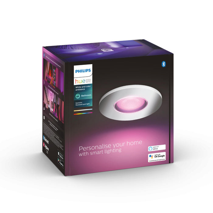 LED-Einbauspot White Hue Ambiance, Xamento & Philips Color 350lm •