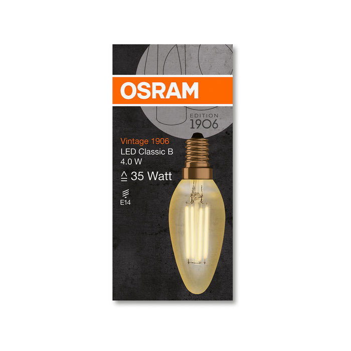 Osram LED VINTAGE 1906 CLB GOLD36 non-dim 4,5W 825 E14