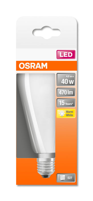 Osram LED STAR RETROFIT CL EDISON40 FIL 4,5W 827 E27 matt non dim pic3