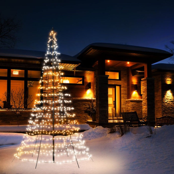Twinkly LED-Weihnachtsbaum, RGB+W, IP44 • Lichterketten & Netze