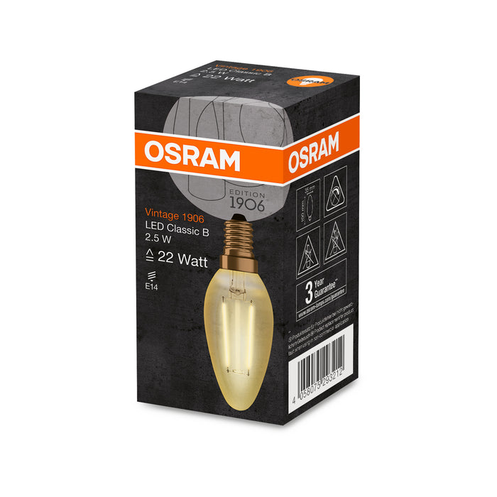 Osram LED VINTAGE 1906 CLB GOLD22 non-dim 2,5W 824 E14