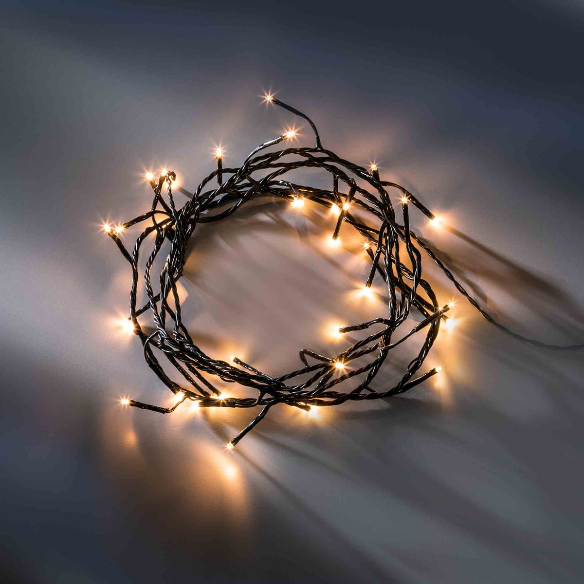 MIJOMA Pflanzen-Lichterkette Mit Timer – 60 LED, 90 Cm, Bunt, Für Drinnen & Draußen