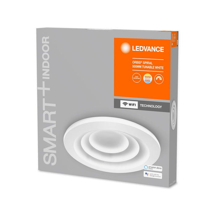LEDVANCE SMART+ WiFi Tunable White LED-Deckenleuchte ORBIS Spiral 500mm weiß pic3