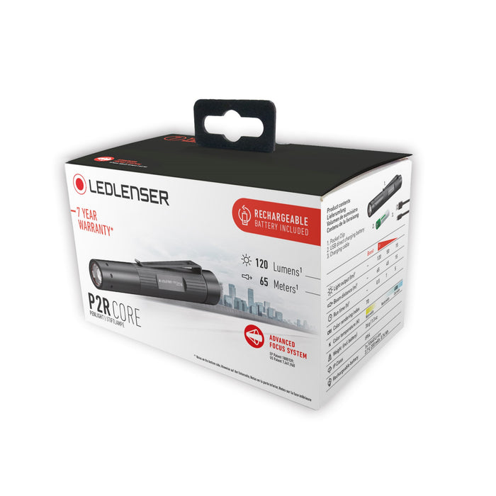 Ledlenser P2R LED-Taschenlampe, wiederaufladbar, IP54 pic6