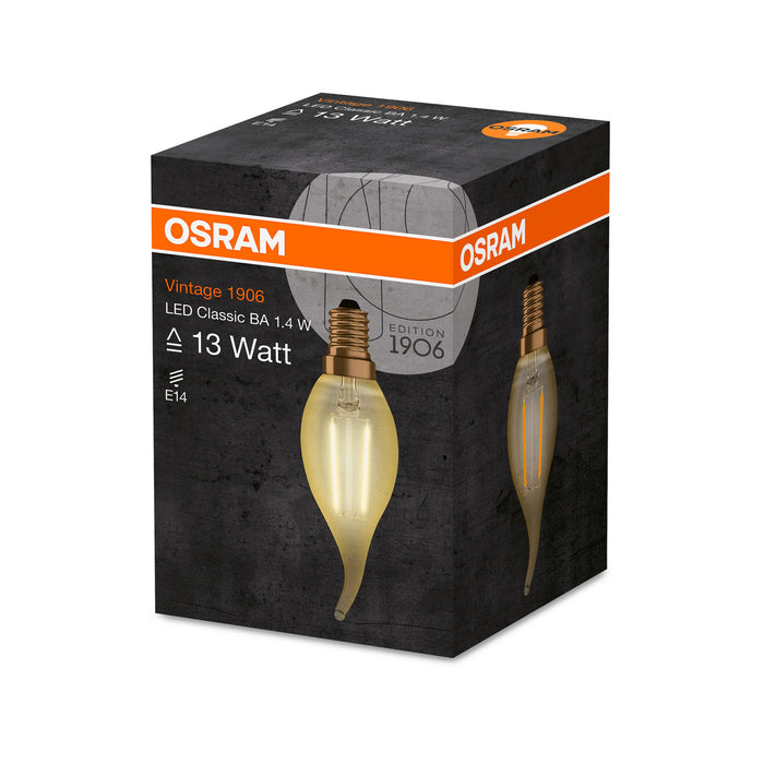 Osram LED VINTAGE 1906 CLBA GOLD12 non-dim 1,4W 825 E14