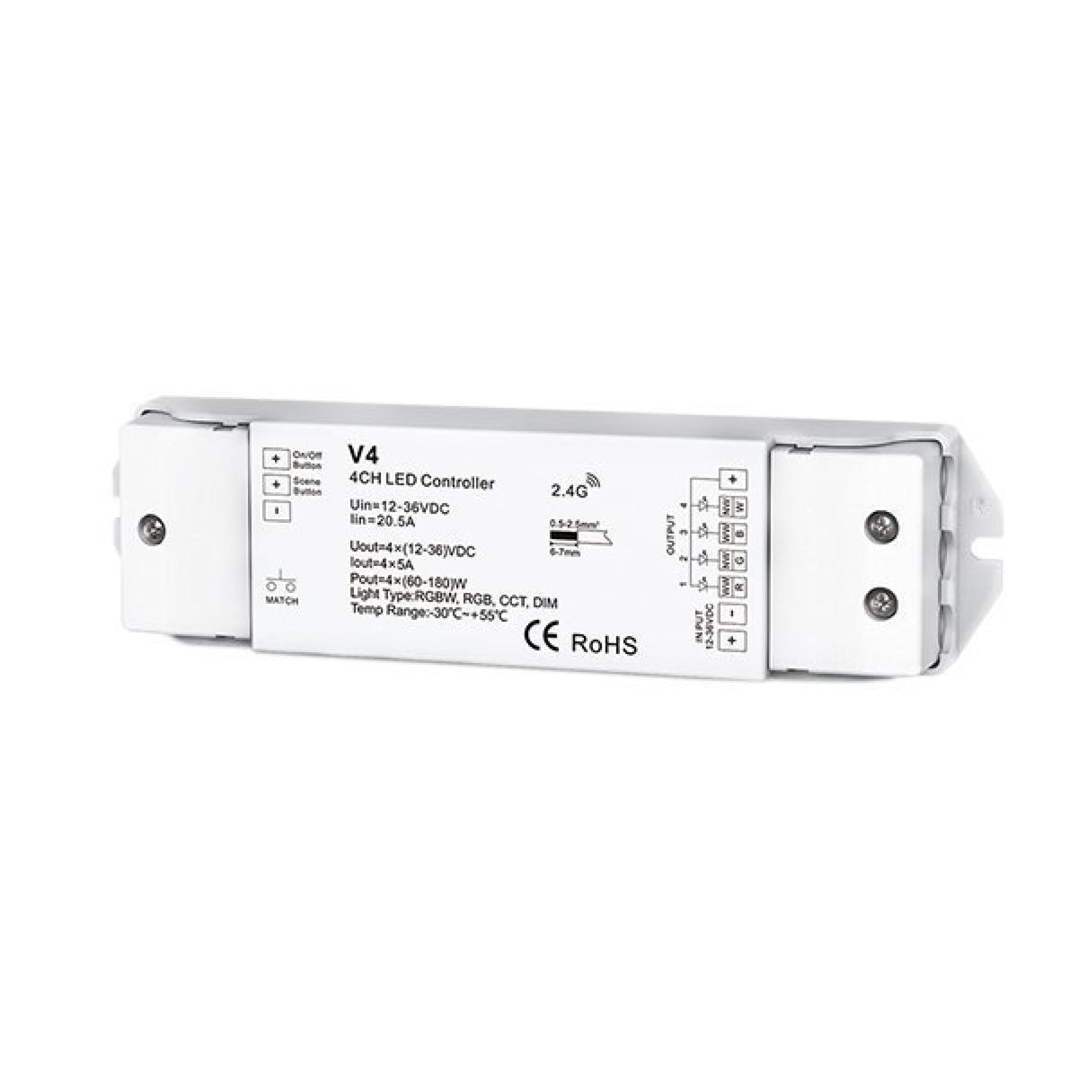 Steuerungstechnik Kanäle LED-RGB/RGBW-Controller, • 4 Optonica bei