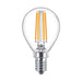 Philips Classic Filament LED-Lampe 6,5-60W E14 827 klar 40116