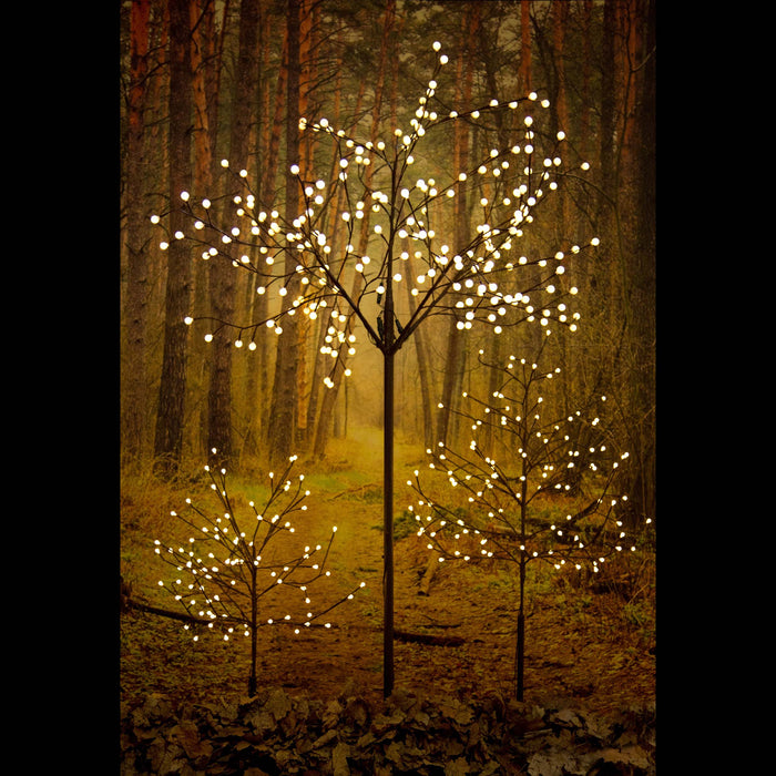 LED-Lichterbaum 180 LEDs warmweiß 100 x 180 cm