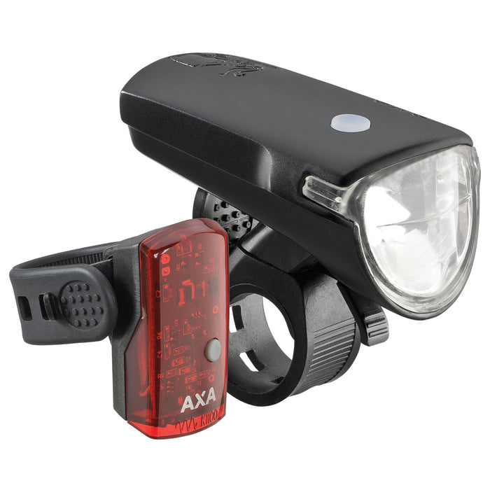 AXA Greenline 40 LED-Fahrrad-Lichset wiederaufladbar