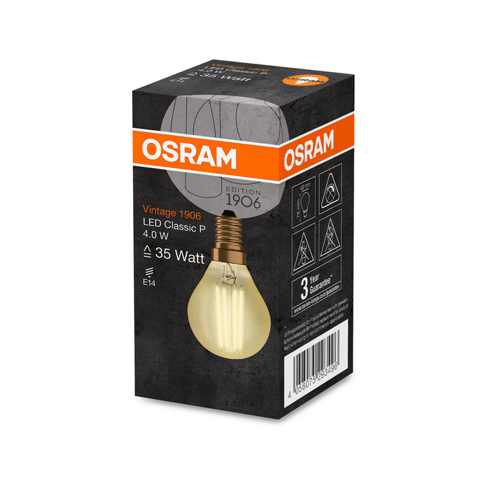 Osram LED VINTAGE 1906 CLP GOLD36 non-dim 4,5W 825 E14