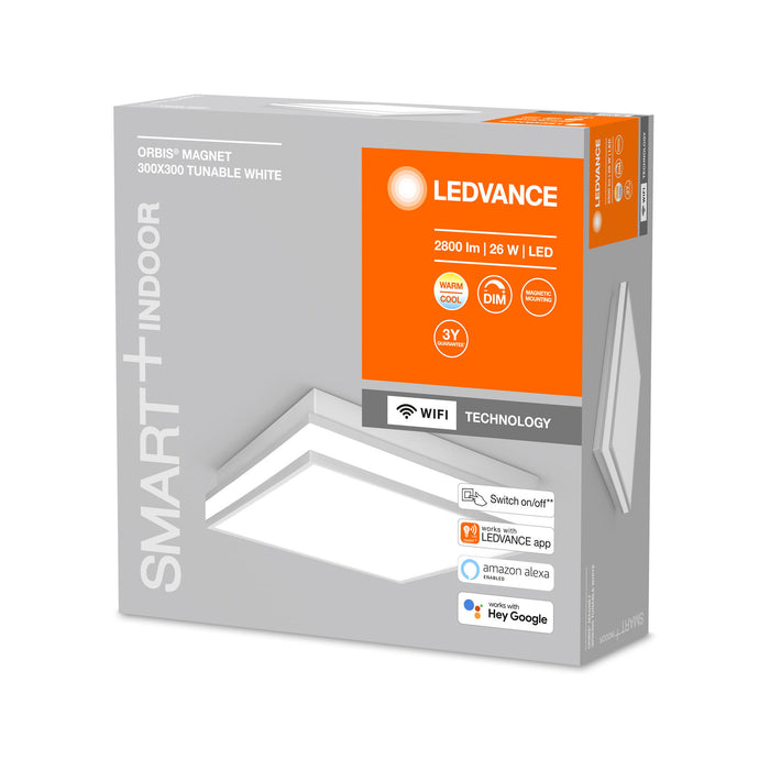 LEDVANCE SMART+ WiFi Tunable White LED-Deckenleuchte ORBIS MAGNET grau, 600x300mm pic3 39068
