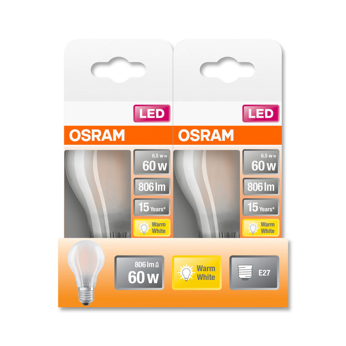Osram LED RETROFIT CLASSIC A 60 7W 827 E27 FR pic5