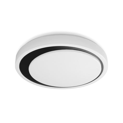 LEDVANCE SMART+ WiFi Tunable White LED-Deckenleuchte ORBIS Moon, 480mm, weiß-schwarz 39126