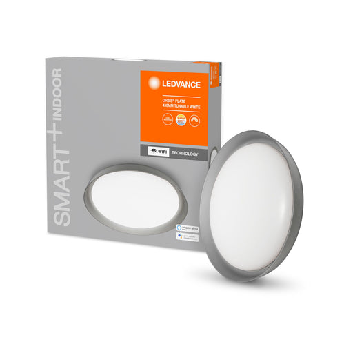 LEDVANCE SMART+ WiFi Tunable White LED-Deckenleuchte ORBIS Plate 430mm grau pic2