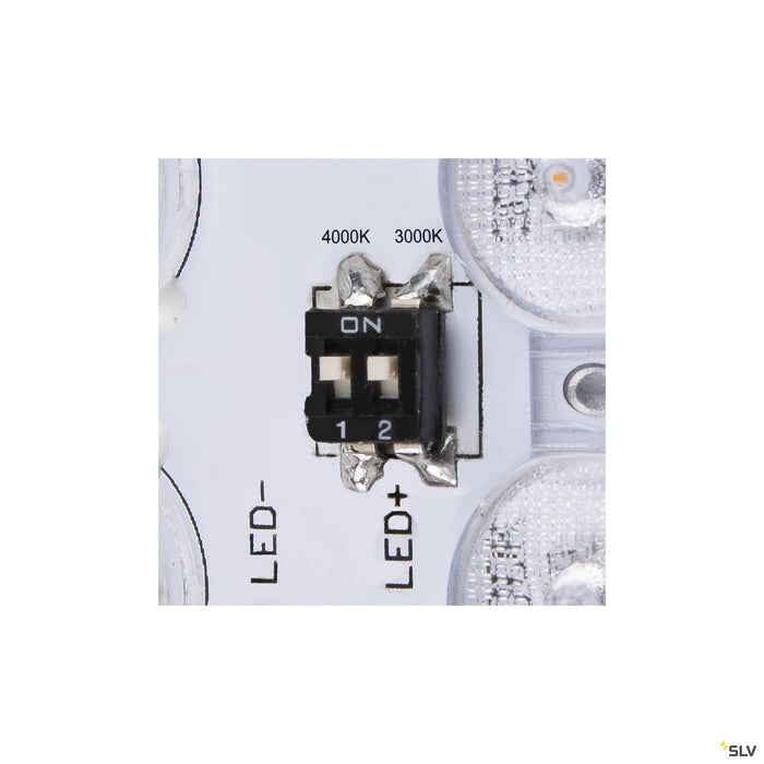 SLV LED-Deckenleuchte AINOS SQUARE, 3000-4000K, mit Bewegungsmelder, eckig, IP65 pic6