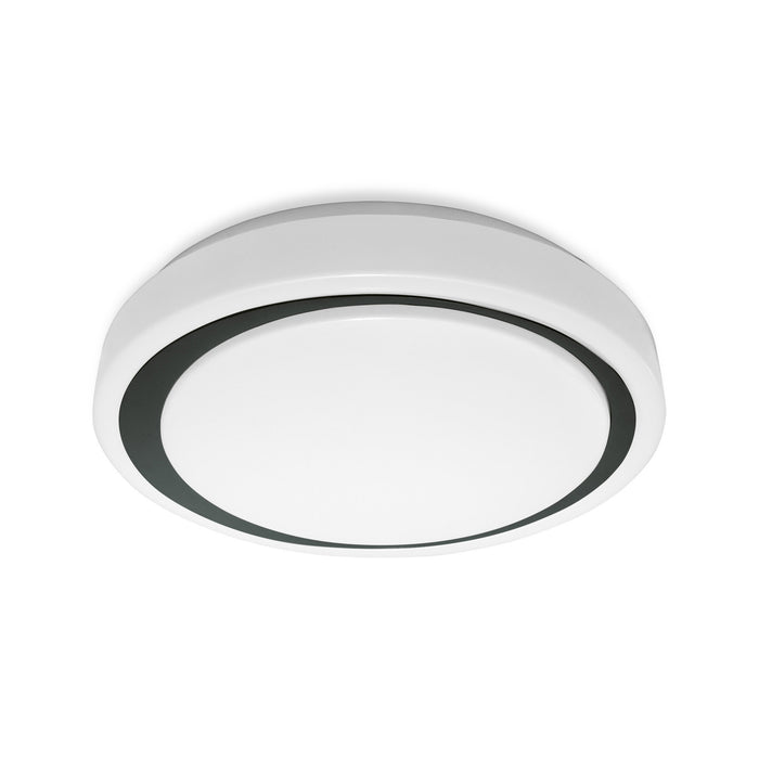 LEDVANCE SMART+ WiFi Tunable White LED-Deckenleuchte ORBIS Moon, 380mm, weiß-schwarz pic3 39125