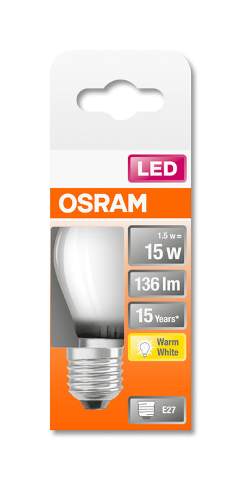 Osram LED STAR RETROFIT matt CLP 15 1,5W 827 E27 non-dim