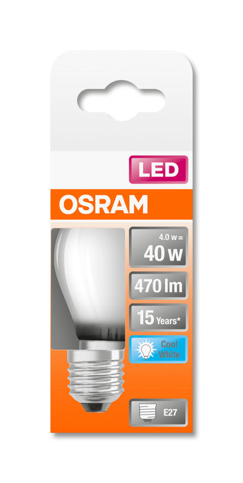 Osram LED STAR RETROFIT matt CLP 40 4W E27 840 non-dim pic2