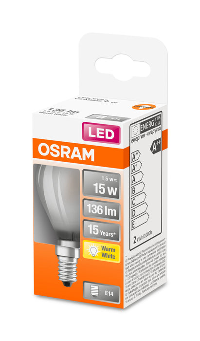 Osram LED STAR RETROFIT matt CLP 15 1,5W 827 E14 non-dim pic3