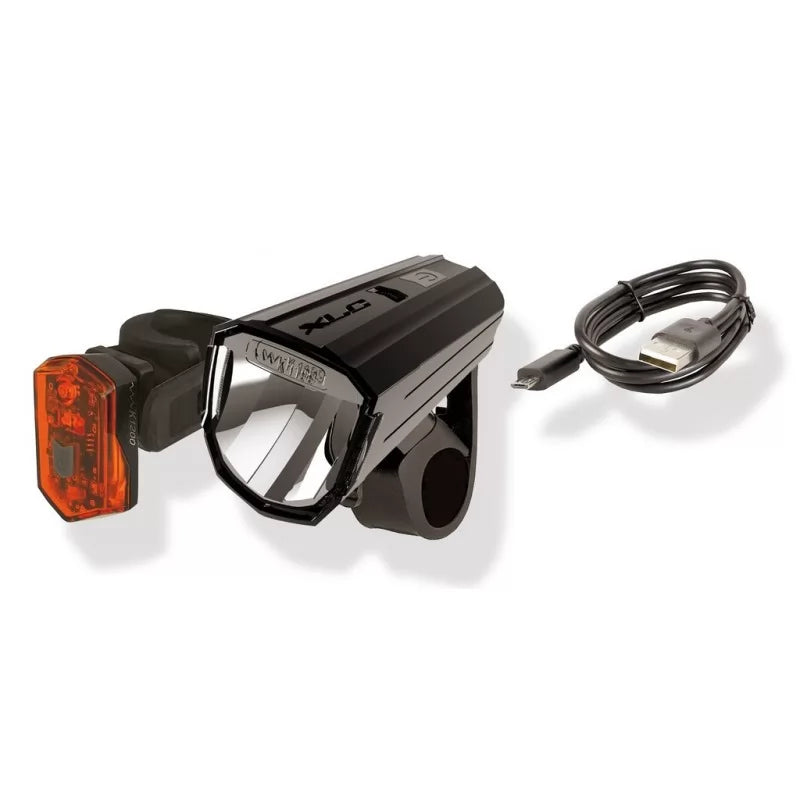 XLC LED-Fahrradlicht-Set Alderaan CL-S17 USB • Fahrradlampen bei